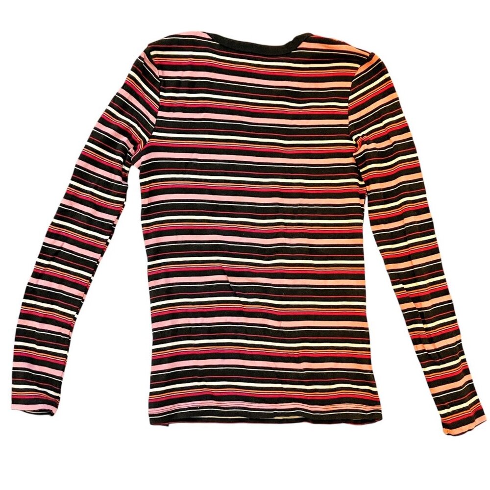 A NEW DAY Striped Long Sleeve Top XS - Picture 2 of 3